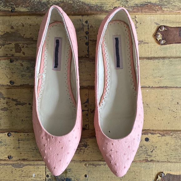 URBAN OUTFITTERS FAIRYTALES ARE TRUE FLATS FAIRY PINK 8 VEGAN - Picture 2 of 12